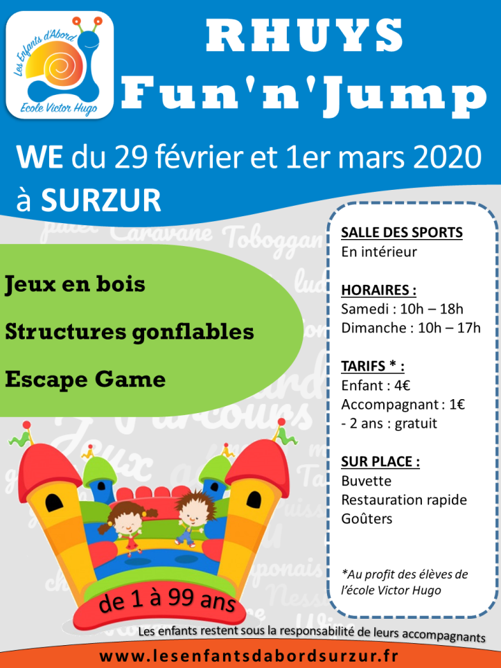 AfficheRhuysFun&amp;Jump 2020